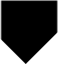 A rectangle on top of a triangle. The left, top, and right edges of the rectangle are feathered so they fade into transparency