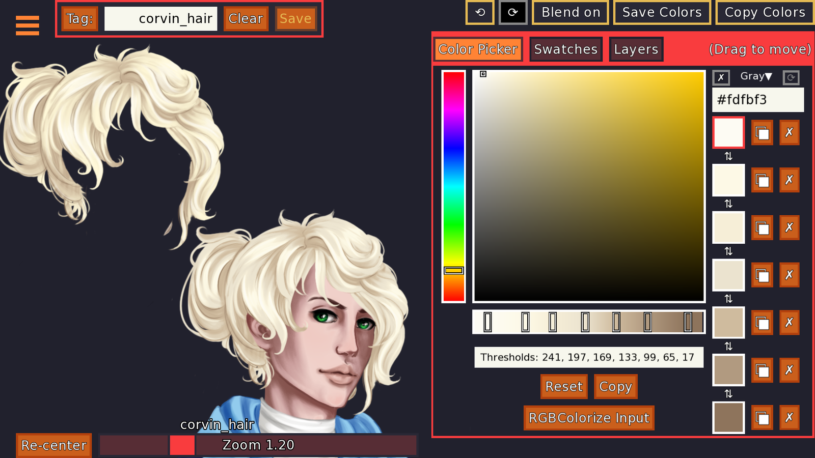 How to Colorize Images in Ren'Py - Feniks Development